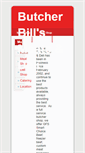 Mobile Screenshot of butcherbillsmeats.com